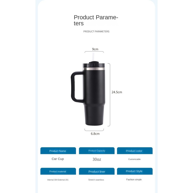 Stainless Steel Bottle Factory - Custom 40oz Insulated Car Cup 2nd Gen