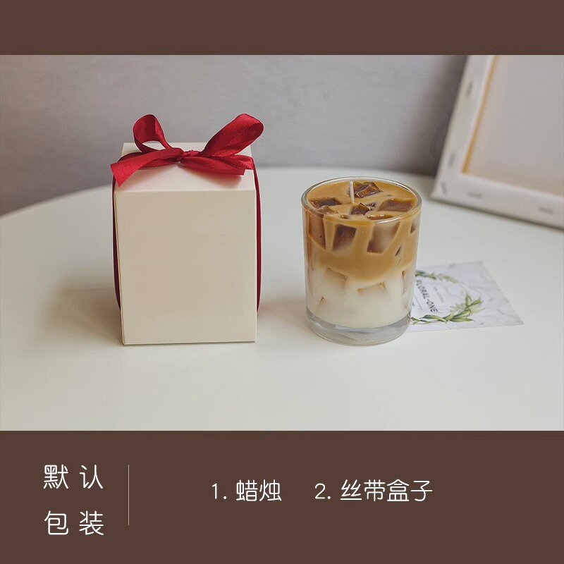 Gel Wax Candle Factory - Iced Latte Shape Smokeless Desk Decoration