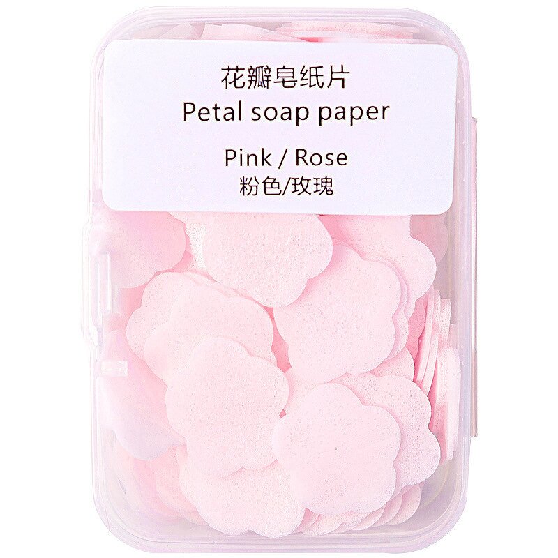Disposable Hand Soap Sheets Factory - Portable Travel Soluble Petal Soap