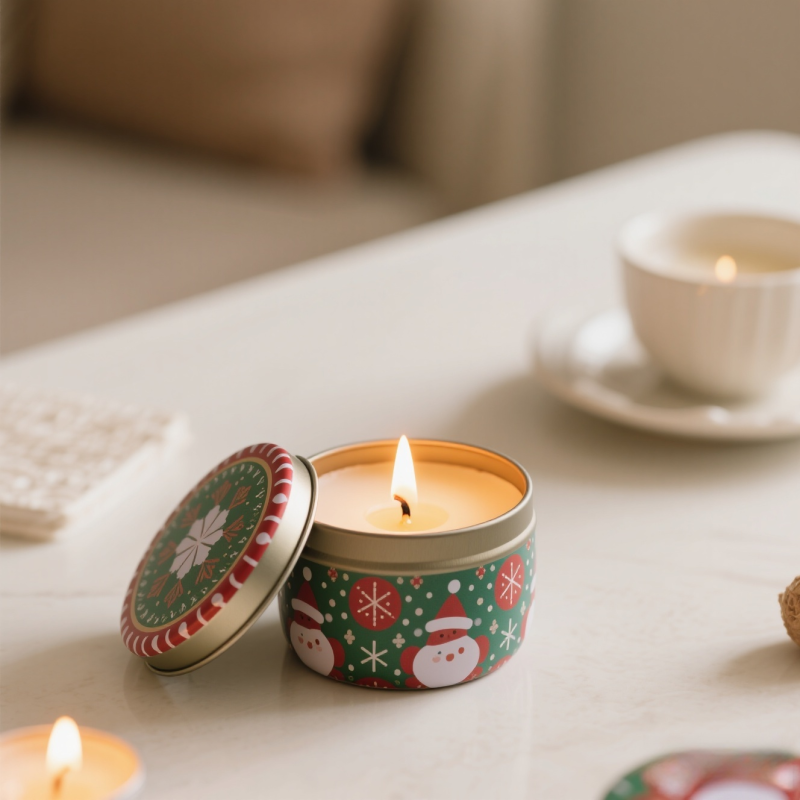 Aromatherapy Candle Factory - Custom Soy Wax with Crystals Dried Flowers