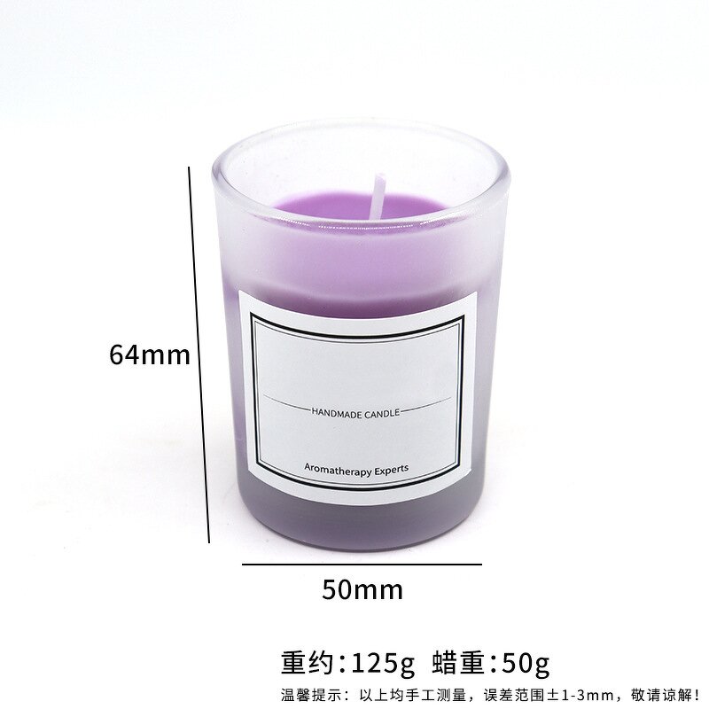 Scented Candles Factory - Custom Frosted Glass Jar Soy Wax Aroma