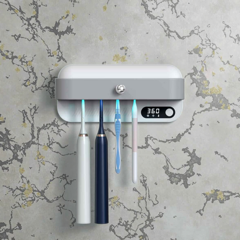 UV Toothbrush Sanitizer Factory - OEM Double Use Case with Drying
