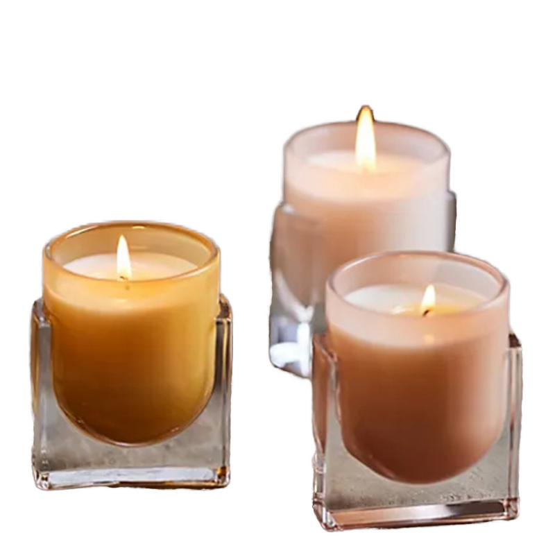 Aromatherapy Gift Set Factory - Custom Large Whisky Glass Soy Candles