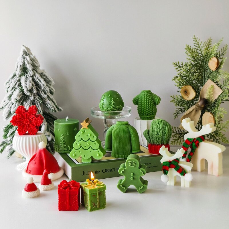 Scented Candle Factory - Christmas Tree Soy Wax Creative Home Decor