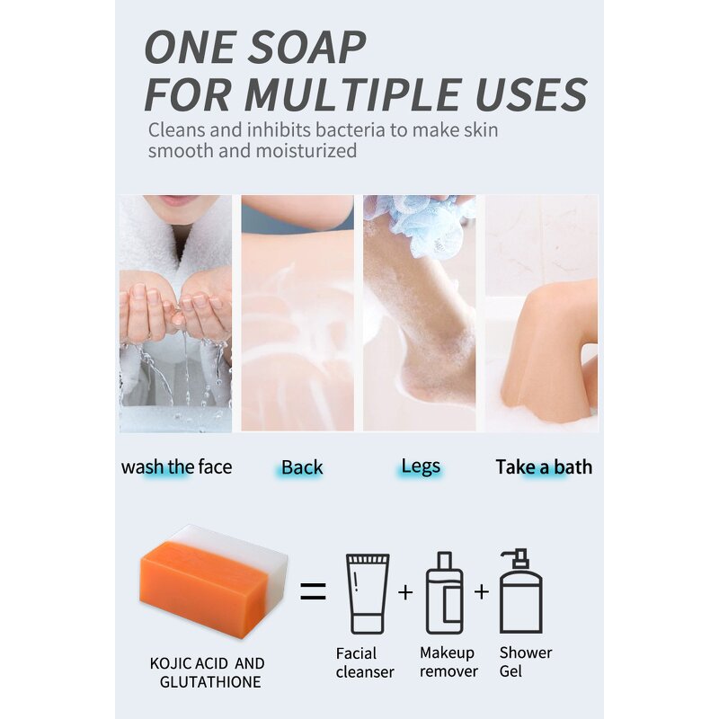 Whitening Bar Soap Factory - Collagen Papaya Kojic Handmade for Face