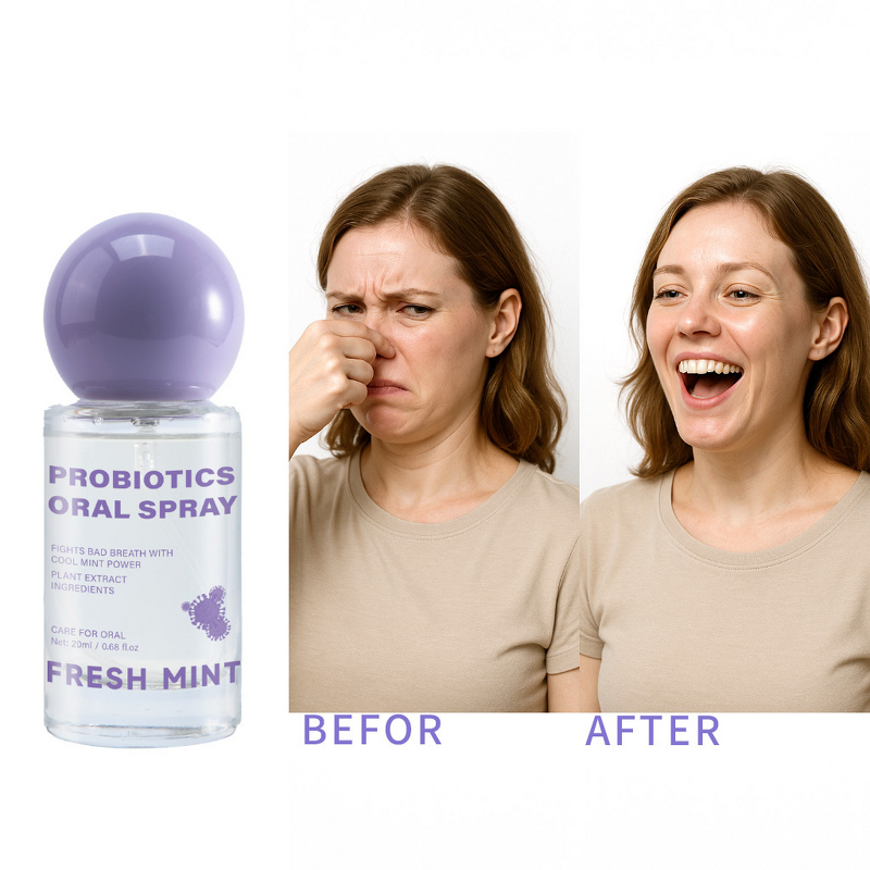Probiotic Oral Spray Factory - 20ml Breath Freshener Neutral Packaging