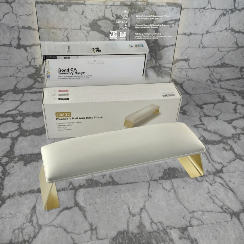 Nail Tech Arm Rest Factory - Luxury Professional Black Leather Hand Rest