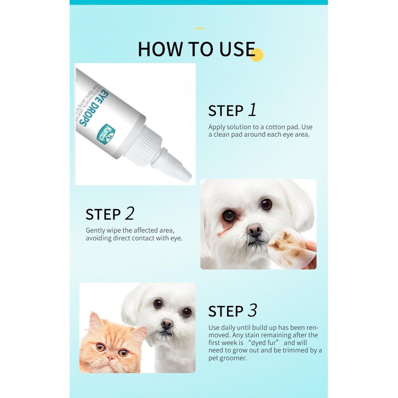 Pet Eye Wash Solution Manufacturer - Customized Logo Botanical Ingredients Cleaner