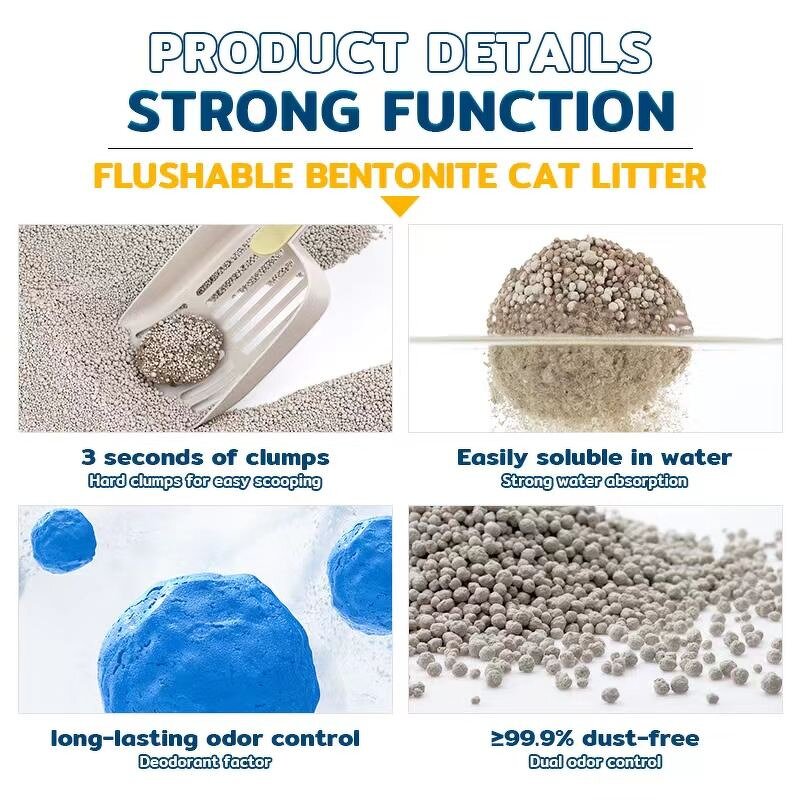 Lavender Clumping Cat Litter Manufacturer - OEM Hot Sell 100% Natural Ball Shape