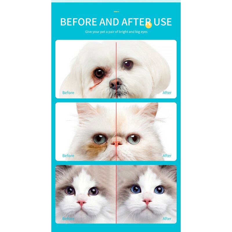 Dog Eye Wash Drops Manufacturer - Gentle Private Label Clear & Moisture for Pets