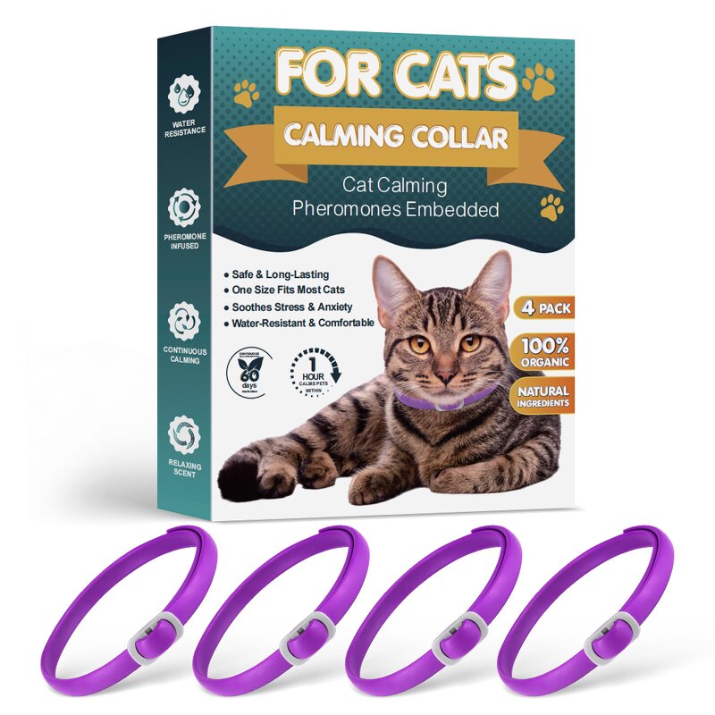 Cat Collar Supplier - 4pk PVC with Calming Pheromones for Relaxation