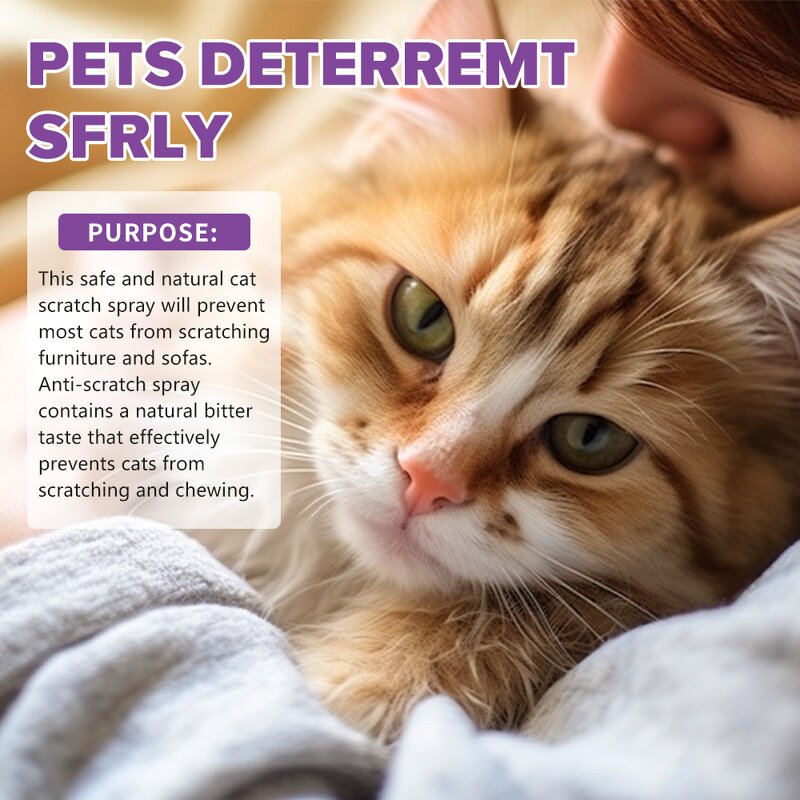 Cat Deterrent Spray Factory - Natural Repellent for Furniture Safe Indoor