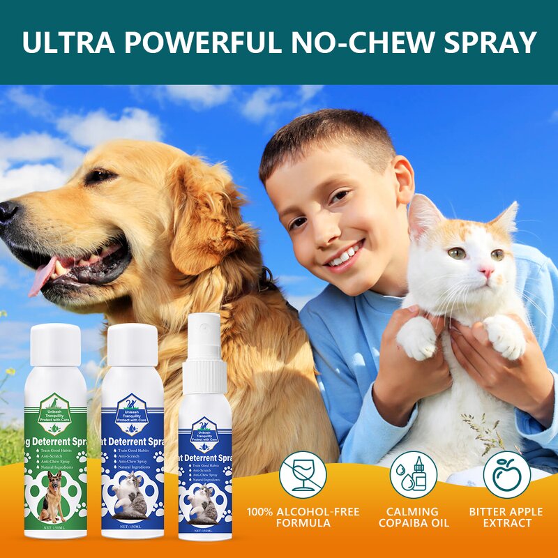 Pet Deterrent Spray Manufacturer - Safe Indoor Outdoor Natural Training Aid