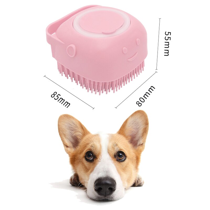 Pet Shampoo Brush Supplier - Grooming Shower Brush for Long Short Hair