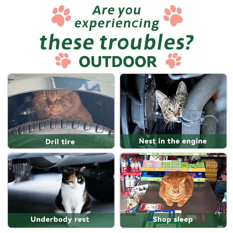 Cat Repellent Ball Supplier - 10-Pack Cute with Peppermint Oil Deterrent