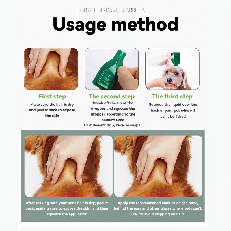 Flea & Tick Drops Factory - Wholesale 6pc/Box External Insect Repellent