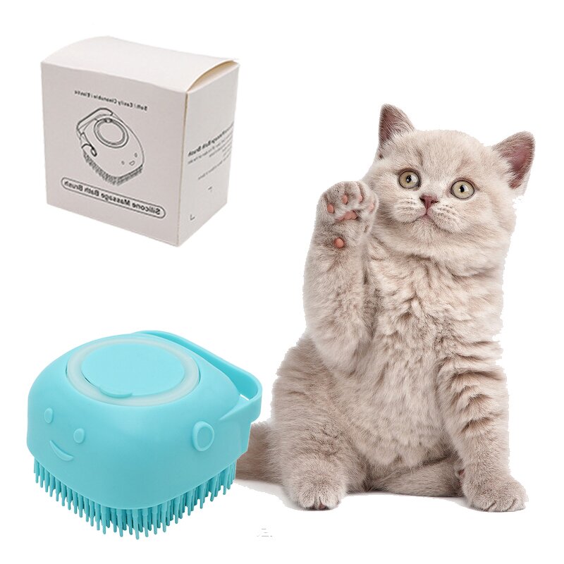 Pet Shampoo Brush Factory - Massage Dispenser Grooming Brush for Pets