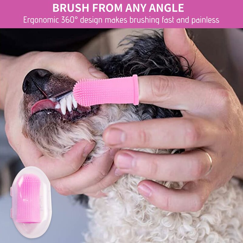 Pet Toothbrush Factory - Dog Finger Brush Clean Easy for Small Pets