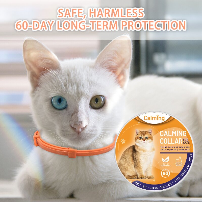 Cat Calming Collar Supplier - Reducing Cat Anxiety Long Lasting Protection