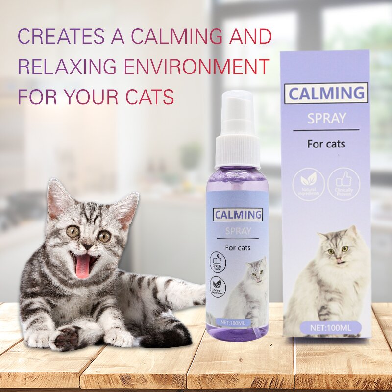 Pet Calming Spray Manufacturer - OEM 48ml Herbal Ingredient Stress Aid
