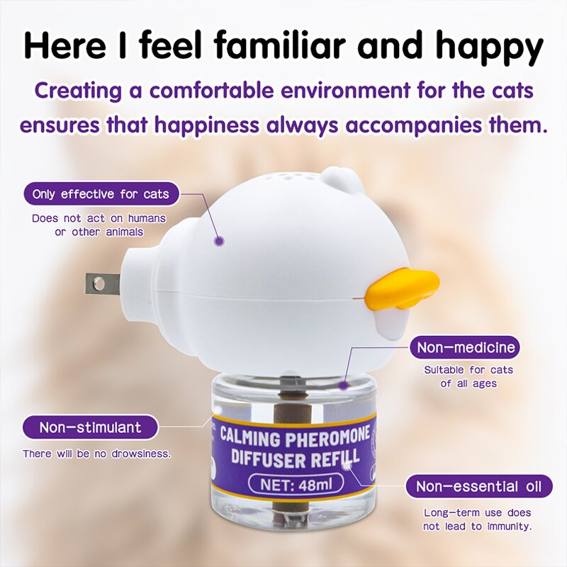 Cat Pheromone Diffuser Manufacturer - Luxury Plastic Refill Safe Calming