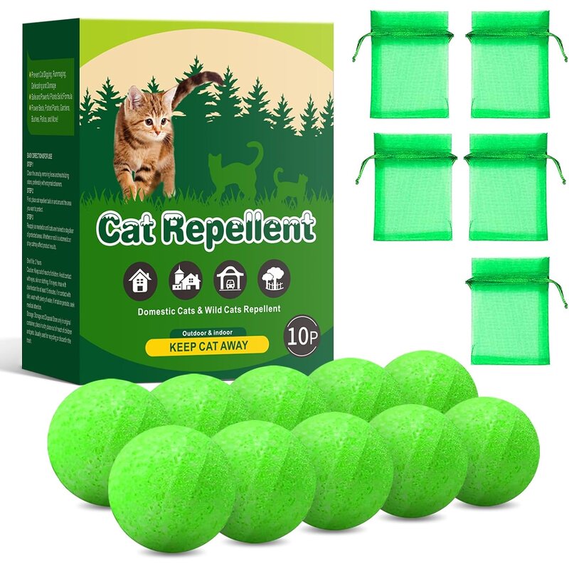 Cat Repellent Ball Manufacturer - 10pcs Pack Natural Ingredient Outdoor