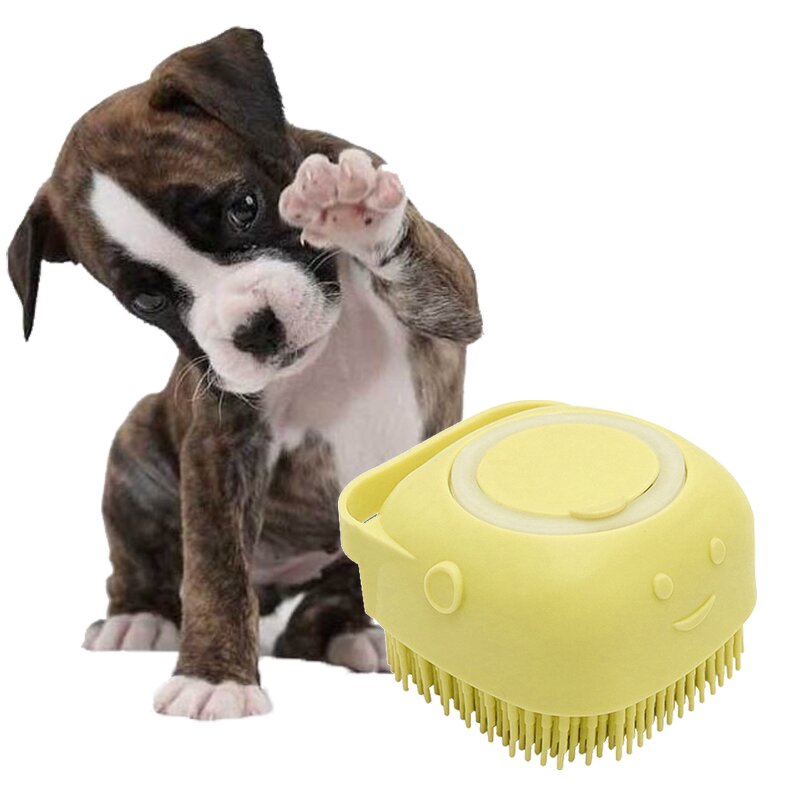 Pet Shampoo Brush Factory - Massage Dispenser Grooming Brush for Pets
