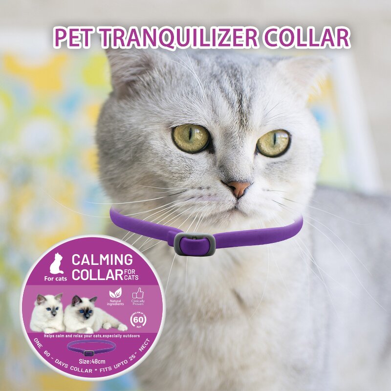 Pet Calming Collar Supplier - Wholesale Adjustable Non-toxic Essential Oils