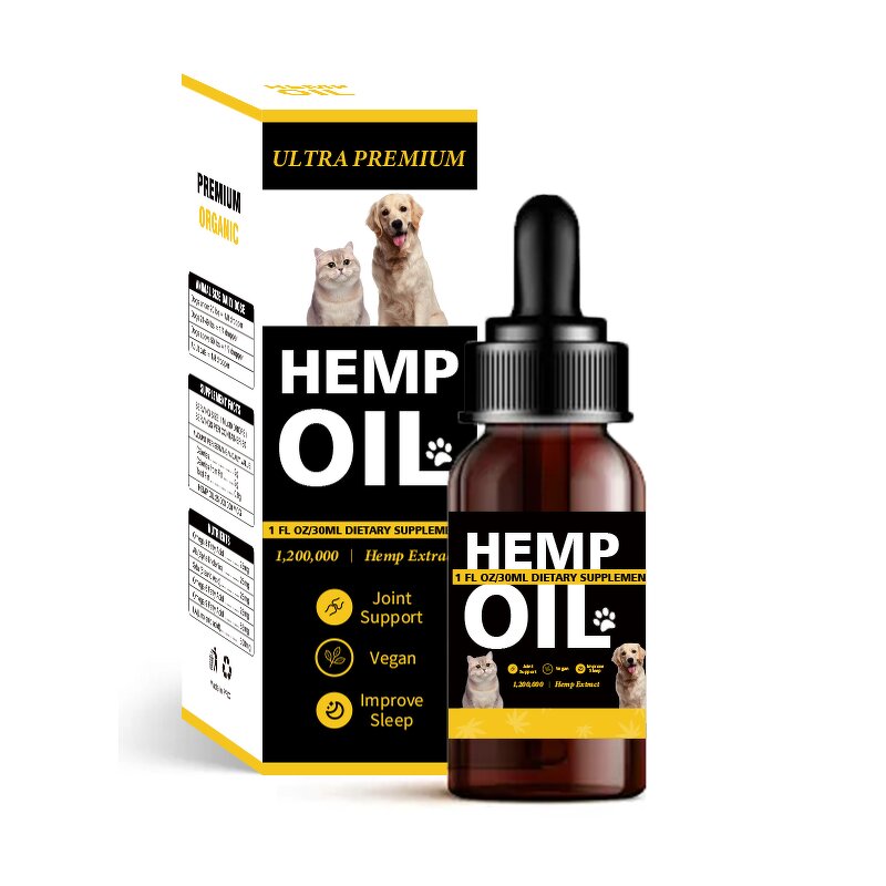 Pet Hemp Oil Manufacturer - Calming Drops for Anxiety Stress Pain Relief