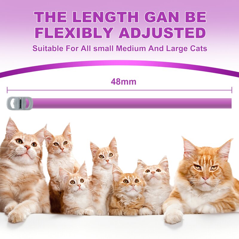 Cat Calming Collar Manufacturer - OEM Adjustable Waterproof 30-Day Relief