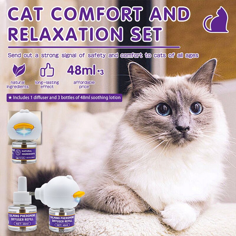 Cat Pheromone Diffuser Manufacturer - Luxury Plastic Refill Safe Calming
