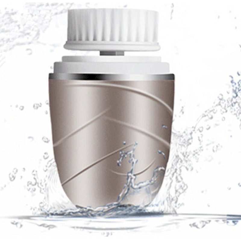 Electronic Skin Care Wash Spinning Facial Cleansing Brush Face Scrubber 3 In1 Exfoliating Spin Device with Replaceable Head