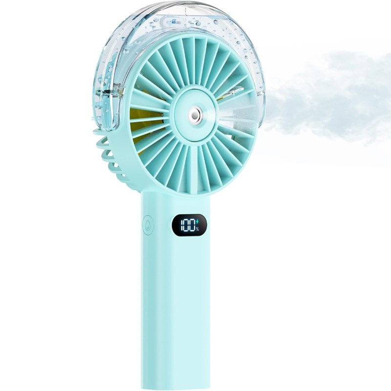 New Rechargeable Handheld Spray Fan Cross-Border Water Replenishment Cooling Mini Fan