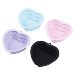 Silicone Makeup Brush Cleaner Folding Powder Puff Cleaning Bowl Eyeshadow Brushes Washing Soft Mat Beauty Tools Scrubber Box