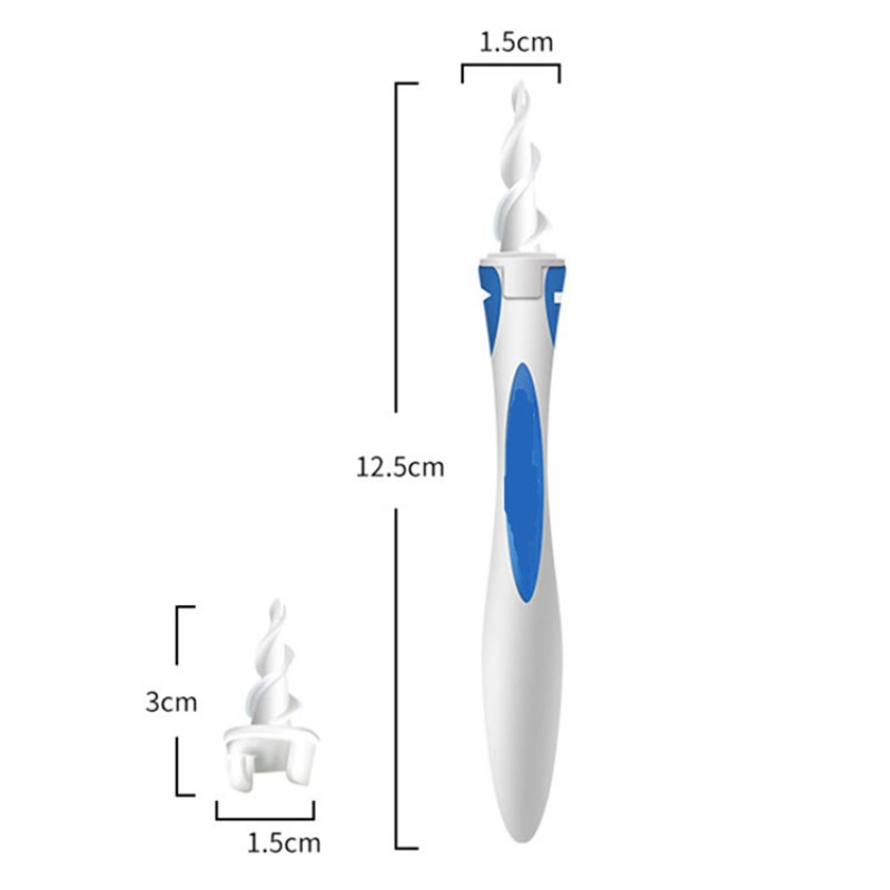 New Arrival Portable Soft Silicone  Ear Wax Cleaner 16 Pcs Ear Wax Remover Tool