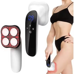 Portable Wireless Body Sculpting Machine Anti-Cellulite Stretch Mark Fat Burner Targets Face and Hands Handheld Body Massager