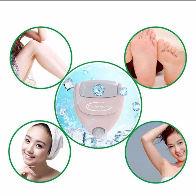 2-in-1 Handheld Facial Ice Roller New Design Stainless Steel and Silicone Eye Massager Wrinkle Remover Face Ice Roller
