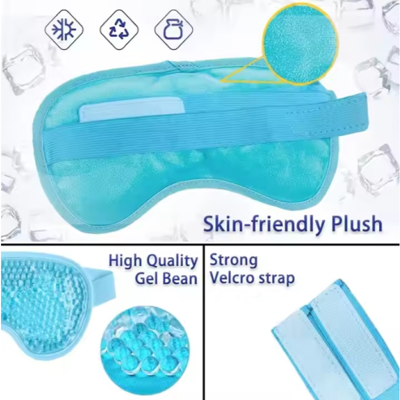 The Best-selling High-quality Reusable Gel Bead Hot and Cold Compress Cooling Eye Mask Can Relieve Eye Fatigue.