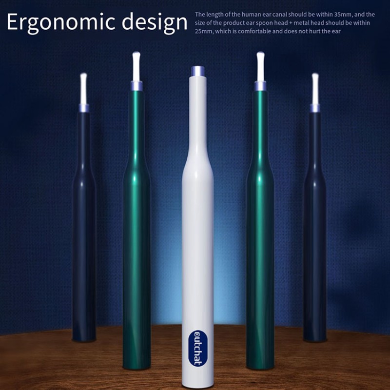 2022 Best Selling Portable Acne Squeeze Earwax Remover Cleaner Electronic Digital Video Wireless Otoscope