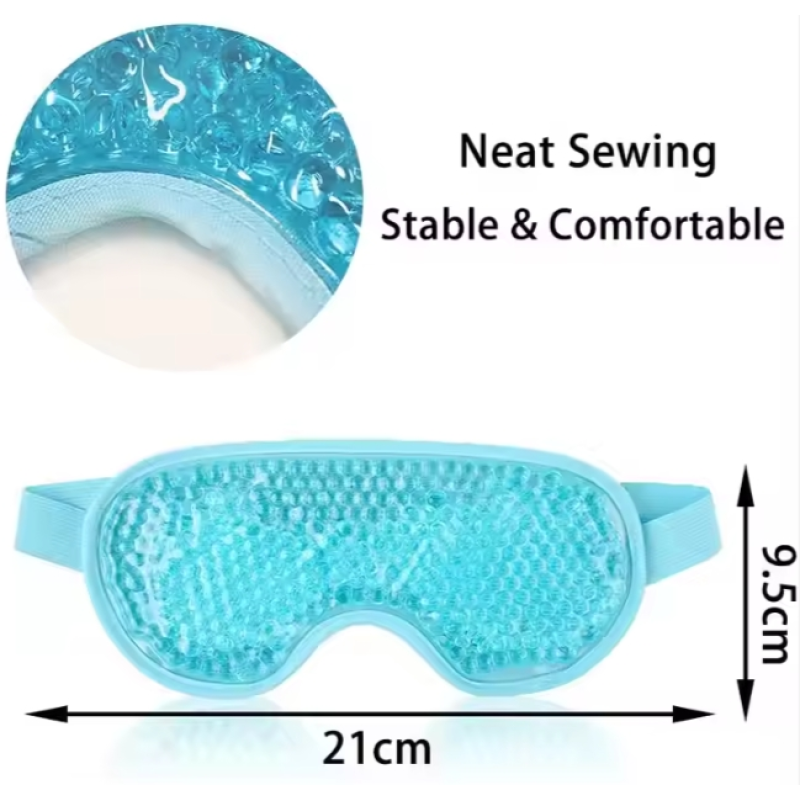 The Best-selling High-quality Reusable Gel Bead Hot and Cold Compress Cooling Eye Mask Can Relieve Eye Fatigue.