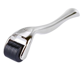 OEM Silver Derma Roller Titanium 0.3mm for Private Label Skin Rejuvenation Wrinkle Remover Dark Circles Whitening-Dermaroller