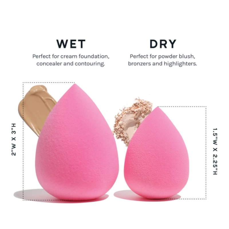 Makeup Sponge Set Latex Free and High-definition Set of 6 Makeup Wonder Blender for Powder Cream and Liquid