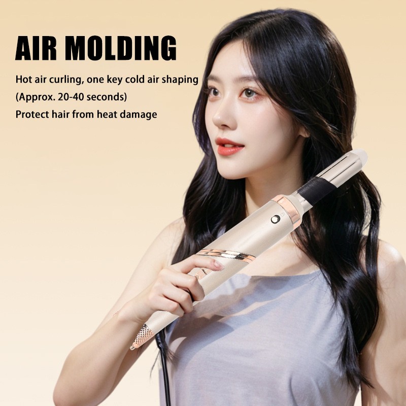 High Speed Multifunctional Hair Dryer  5-In-1 Hair Styler Set Powerful Curler Hot Air Styler Brush