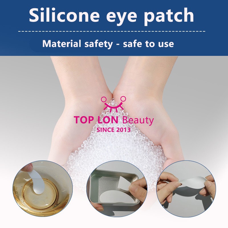 Reusable Silicone Eye Wrinkle Pads Sleeping Washable Silicone Under Eye Mask