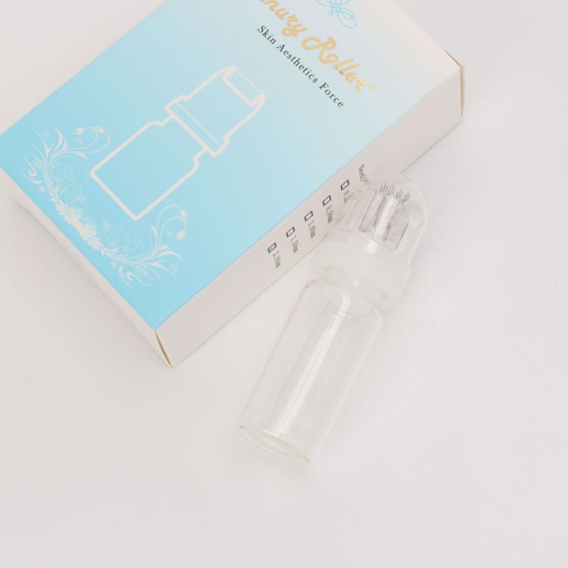 HN20 Derma Stamp Microneedling Tool Facial Serum Applicator for Skin Care Treatment Titanium Hydra Needle for Face