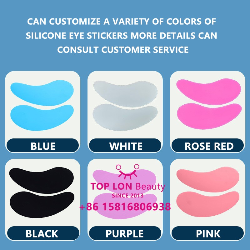 Reusable Silicone Eye Wrinkle Pads Sleeping Washable Silicone Under Eye Mask