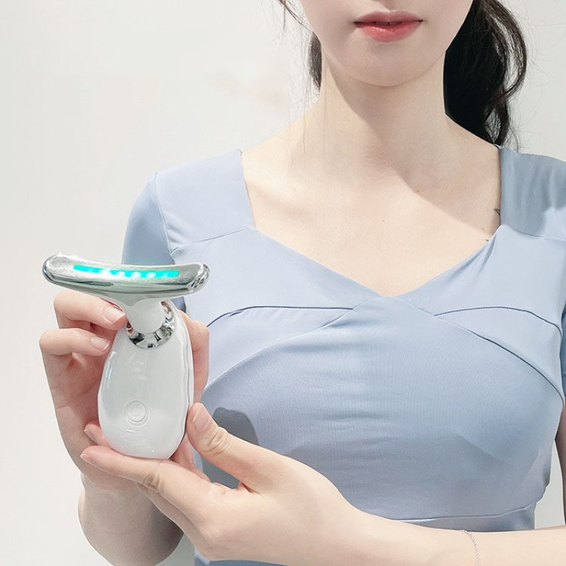 Home Use Ems Face Massager Anti-Aging Wrinkle Remover Beauty Tool for Face and Neck Lifting US Plug