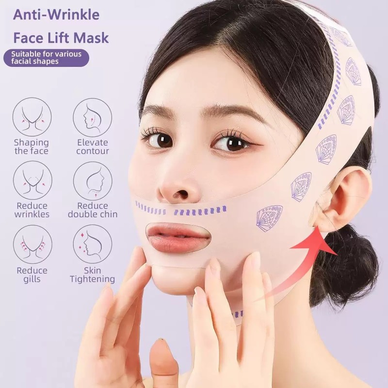 Beauty Facial Thin Adjustable V Face Slimming Bandage Face Lift up Custom Cheek Lift up Band