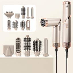 High Speed Multifunctional Hair Dryer  5-In-1 Hair Styler Set Powerful Curler Hot Air Styler Brush