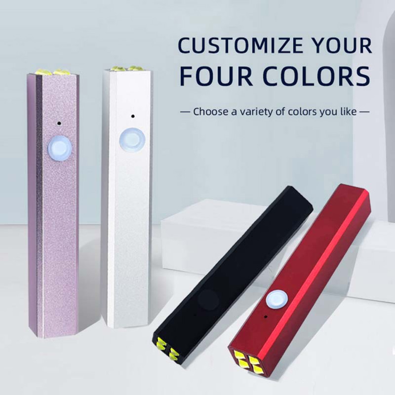 Portable Cordless Mini UV LED Nail Lamp New Design USB Rechargeable for Gel Varnish Drying